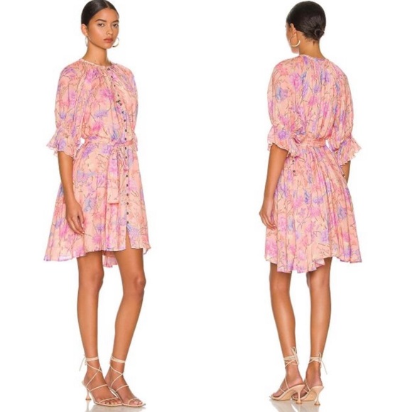 EUC Spell & the Gypsy Collective Musk Butterfly Mini Dress - Picture 3 of 15